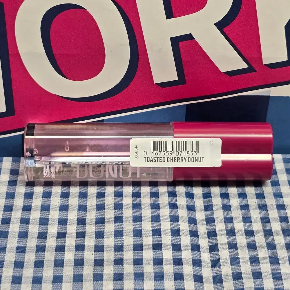 BBW Toasted Cherry Donut Heart Shaped Lip Gloss